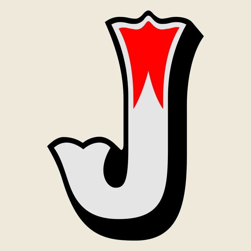 Buchstabe - J