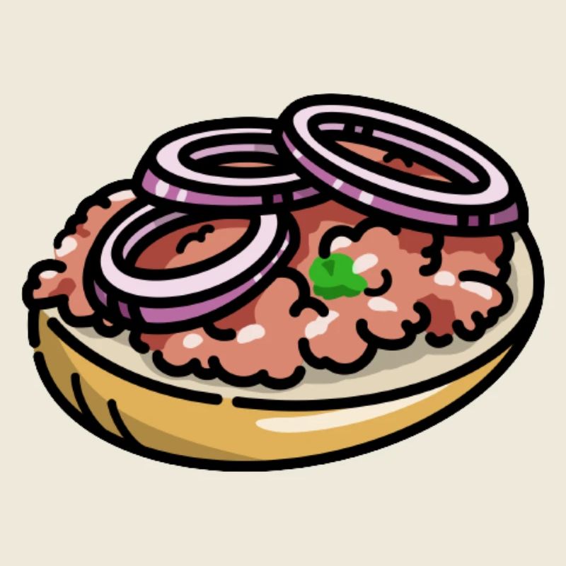 Mettbrötchen Mett