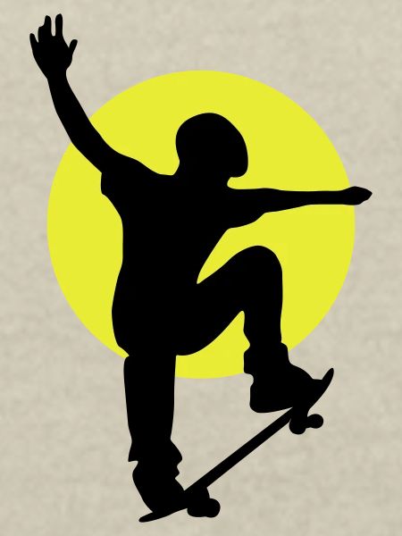 Skateboarder Sonne