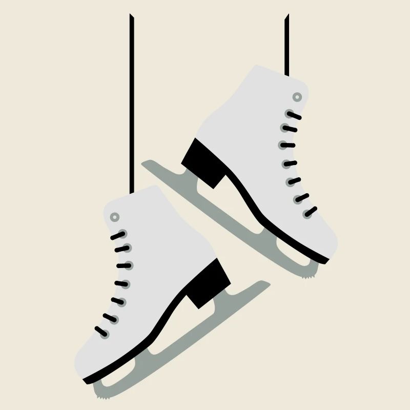 Eiskunstlauf -Schlittschuhe