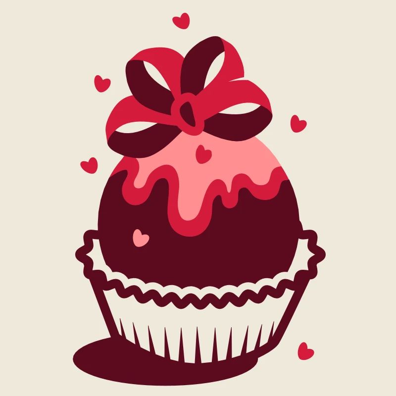 A small dotted heart