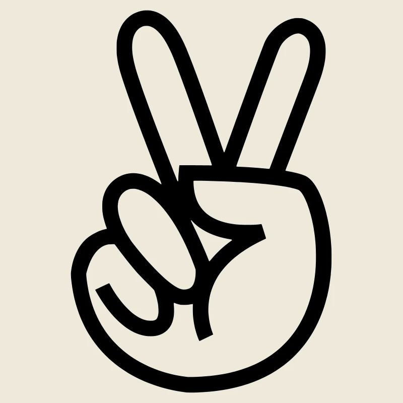 Peace, peace sign, hand with two fingers up #