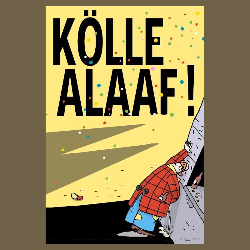Cartoon Alaaf du Carnaval de Cologne