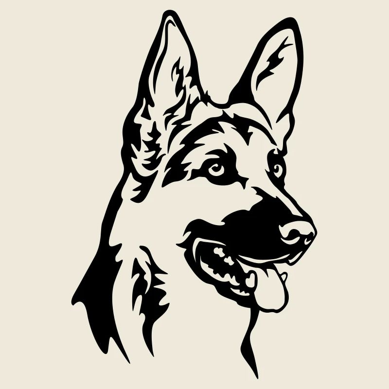 Deutscher Schäferhund Kopf