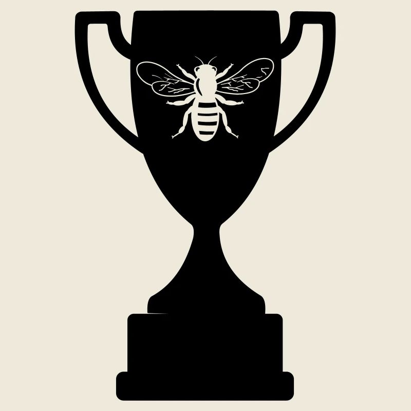 Tasse avec abeille découpée