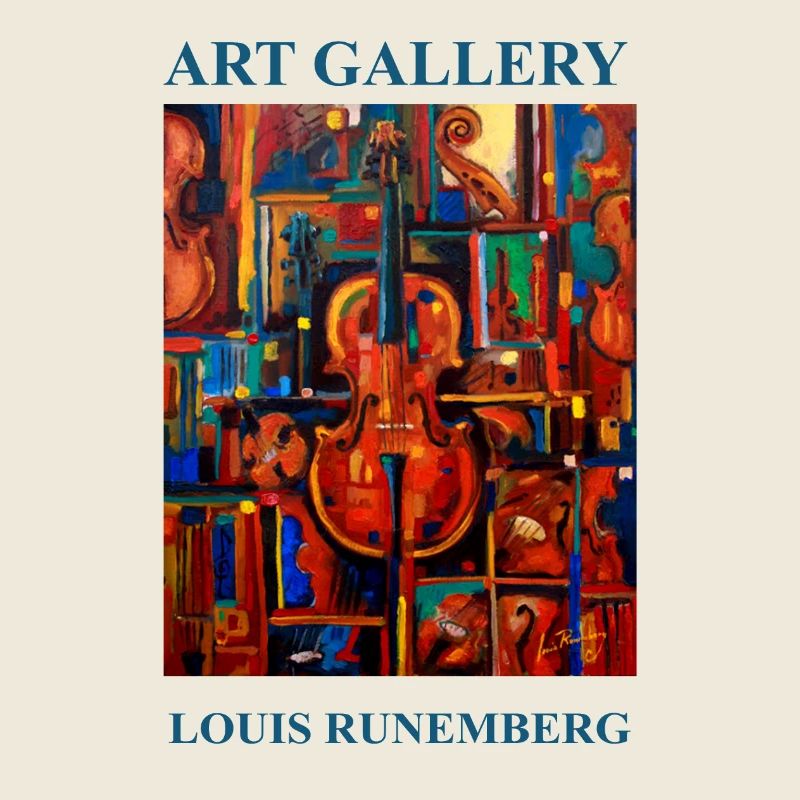 POSTER STRADIVARIUS LOUIS RUNEMBERG ADAGP