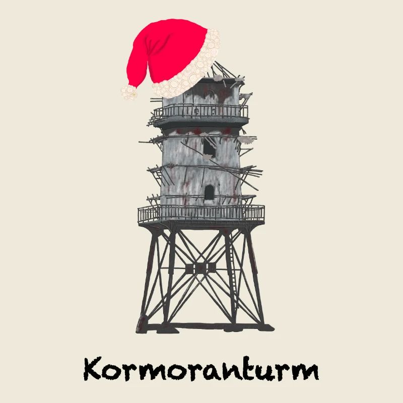 Christmas, Cormorant Tower, North Sea Lighthouse