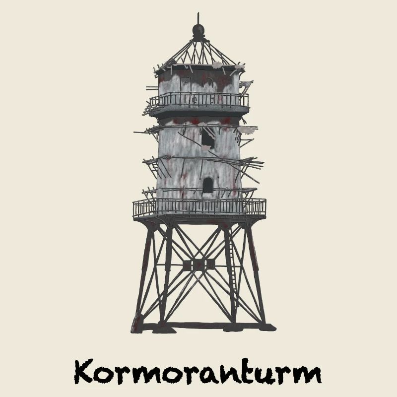 Cormorant Tower, Old Lighthouse, North Sea Coast