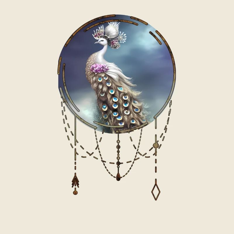Wunderbarer eleganter Pfau