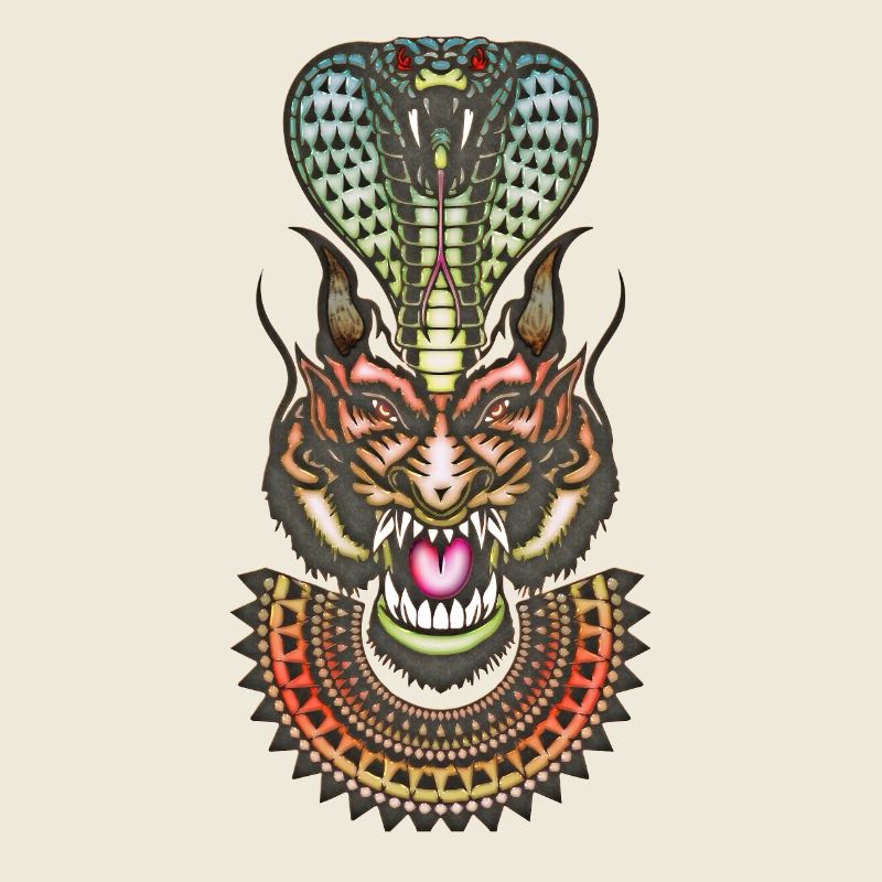 L’impressionnant serpent cobra