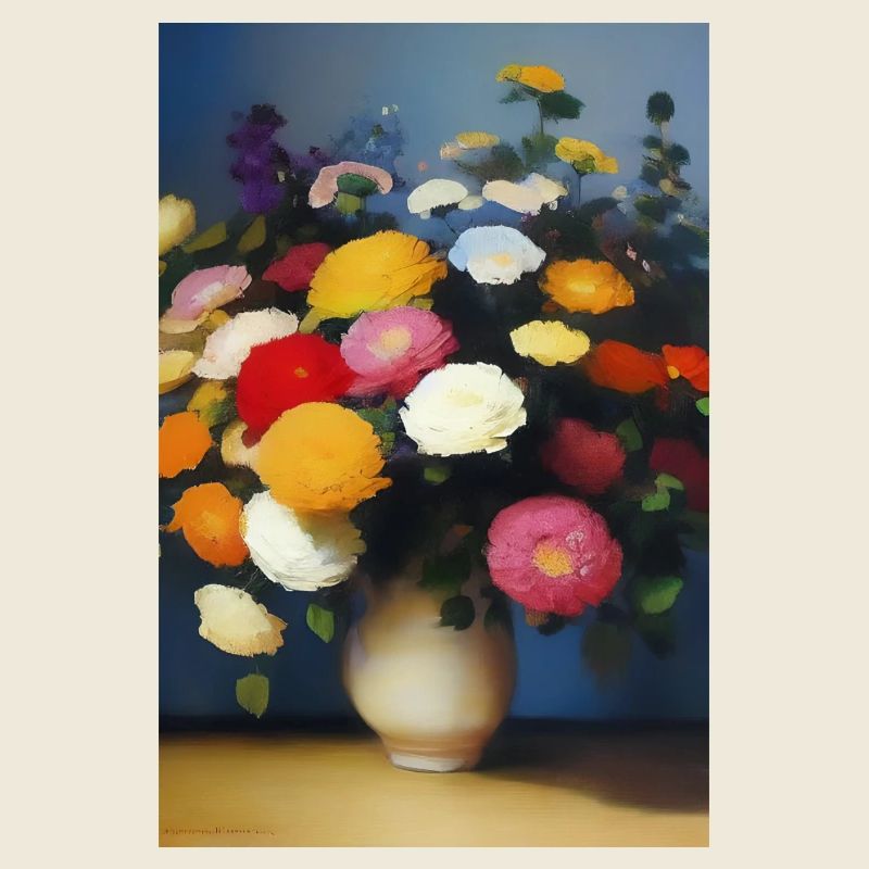 Blumen und Schmetterling