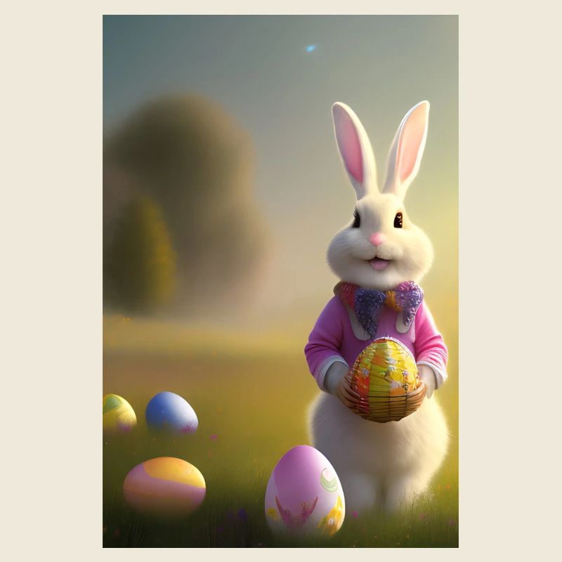 Osterhase mit Oster Eier