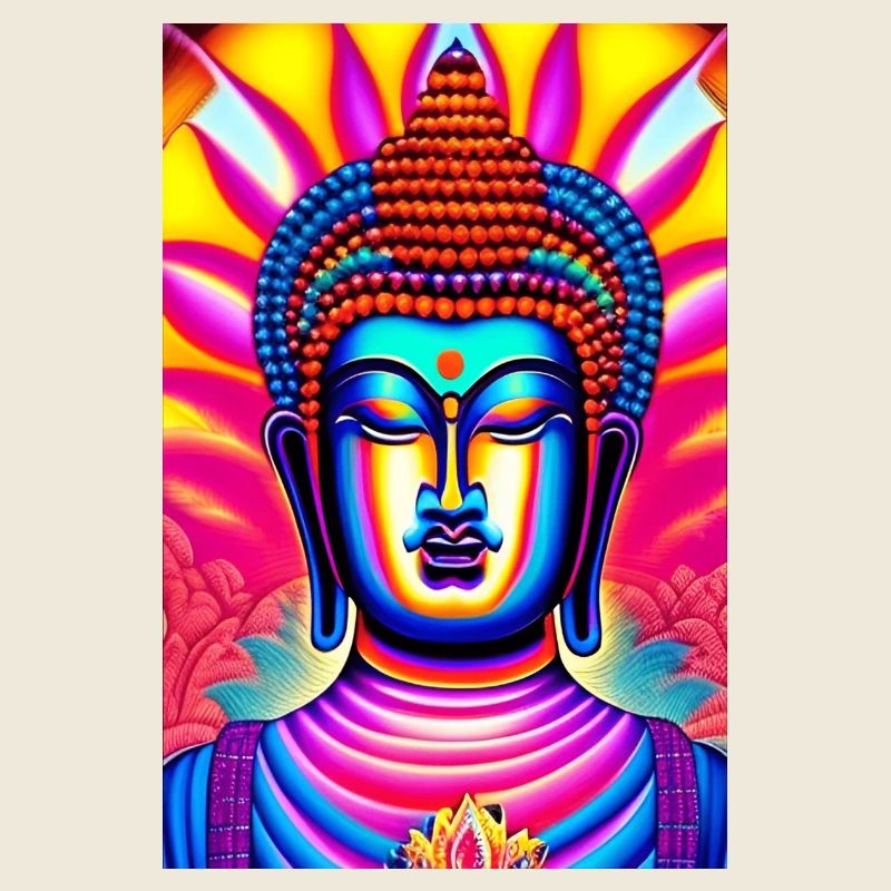 Buddha aus Metall