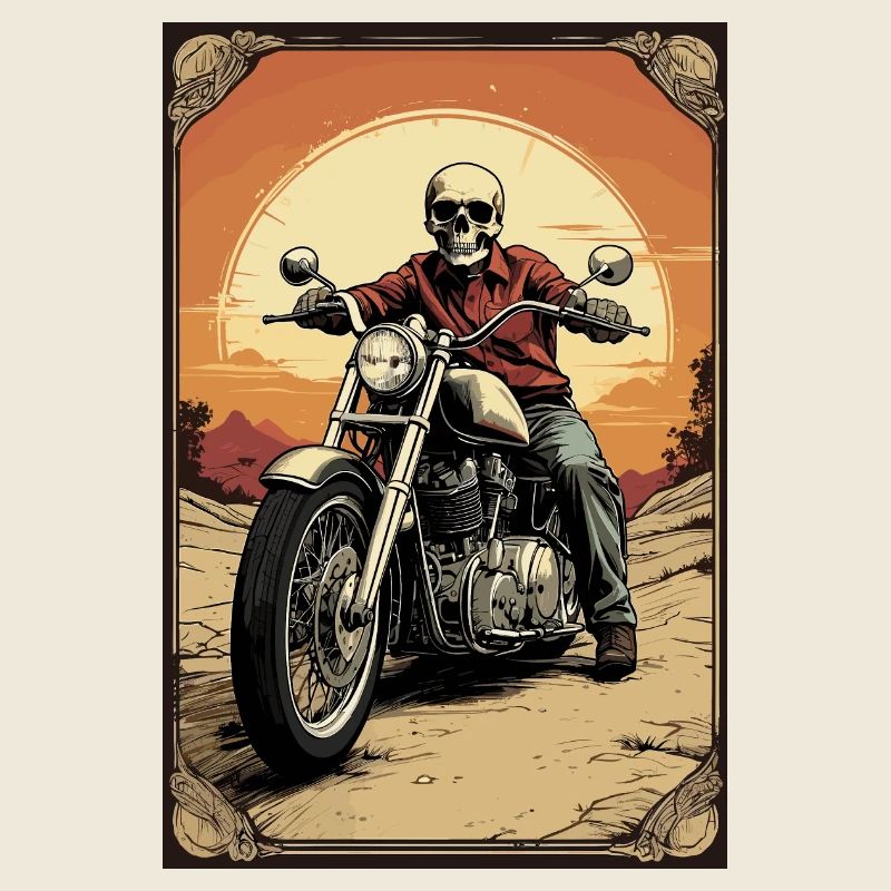 Motard crâne