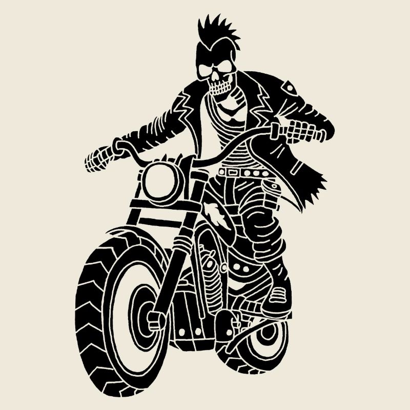 The Black Biker from Hell