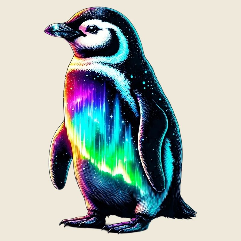Aurora Borealis Pinguin