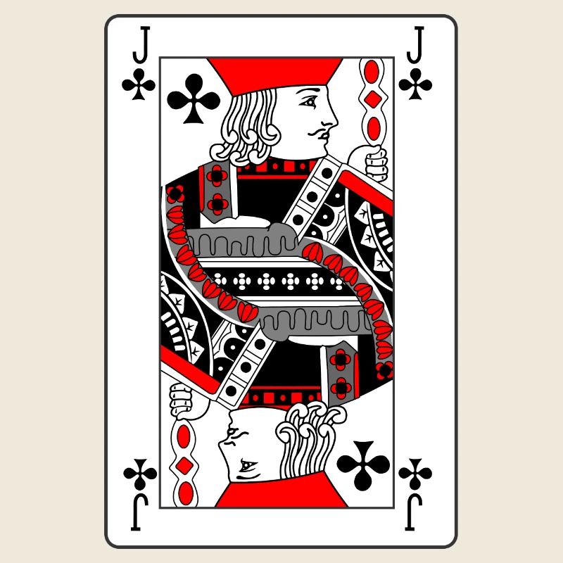 Carte à jouer éleveur de trèfle