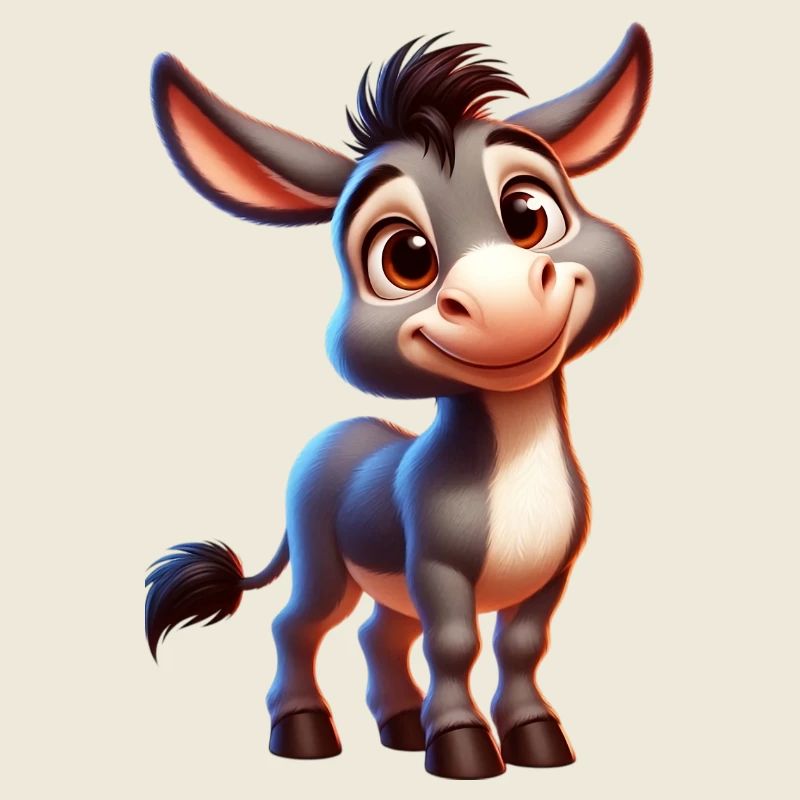 Âne âne tétine mule
