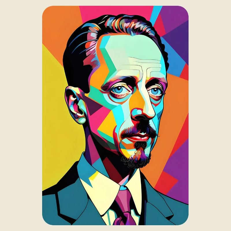 Rainer Maria Rilke t-shirt pop art bande dessinée