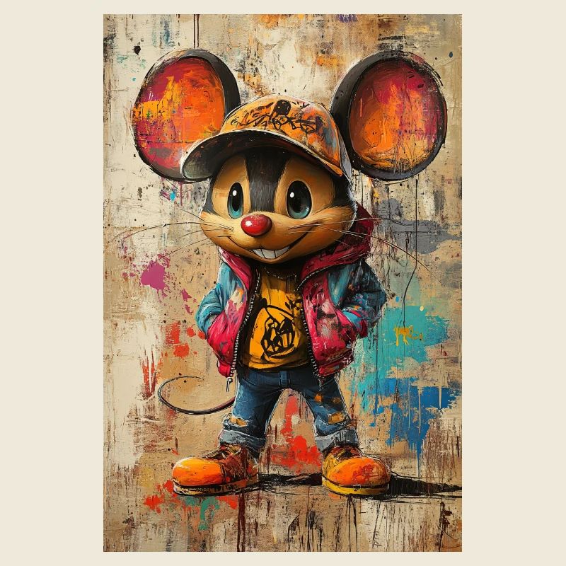 Graffiti Mouse Streetwear