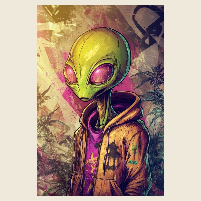Alien Street Style Pullover Hoodie