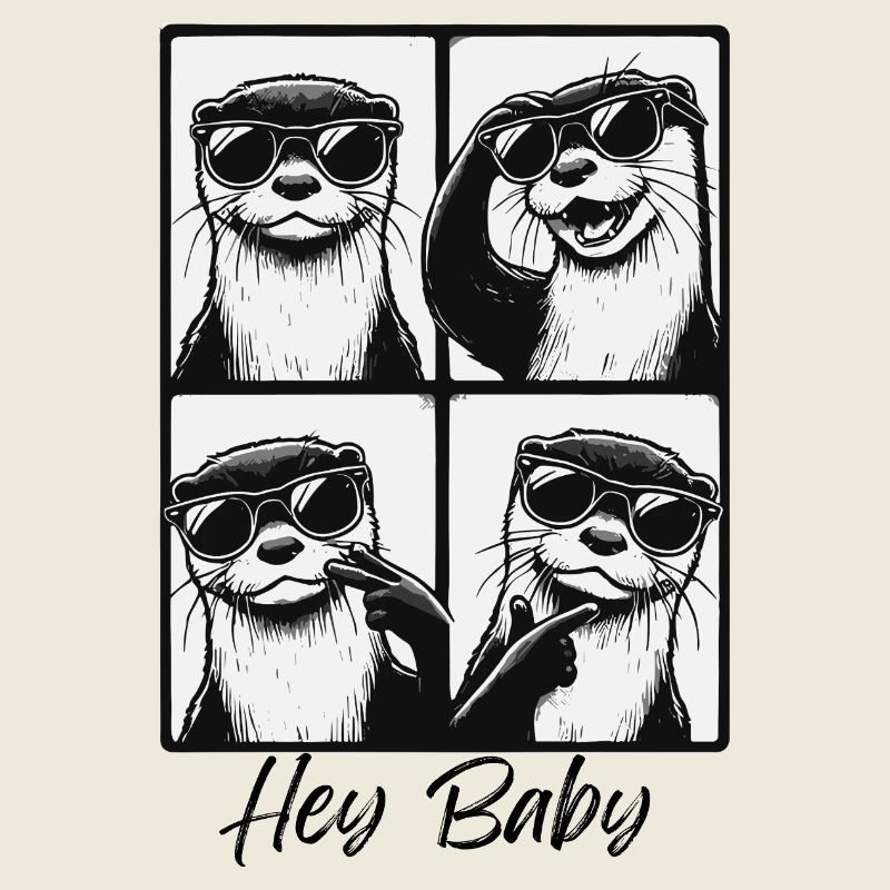 Salut bébé loutre