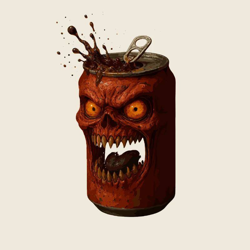 Wütige Horror Dose
