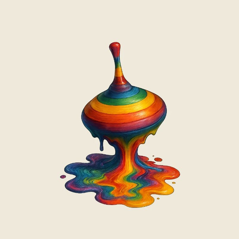 Schmelzender Kreisel