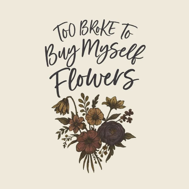 Trop fauché pour m’acheter des fleurs