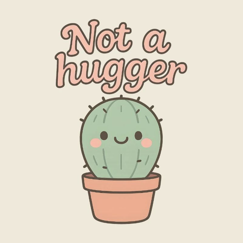 Not a Hugger – Kaktus mit Charakter
