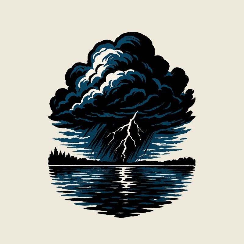 Sturm über den See