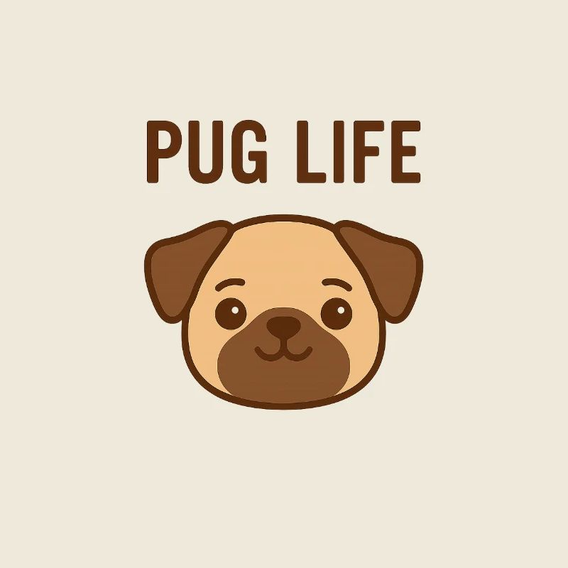 Pug Life – Mops mit Stil