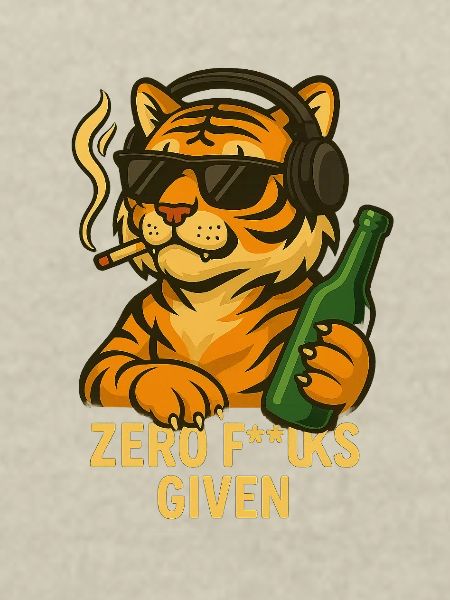 Badass Tiger – Zero F**ks Given