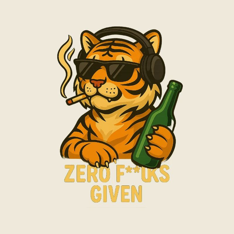 Badass Tiger – Zero F**ks Given