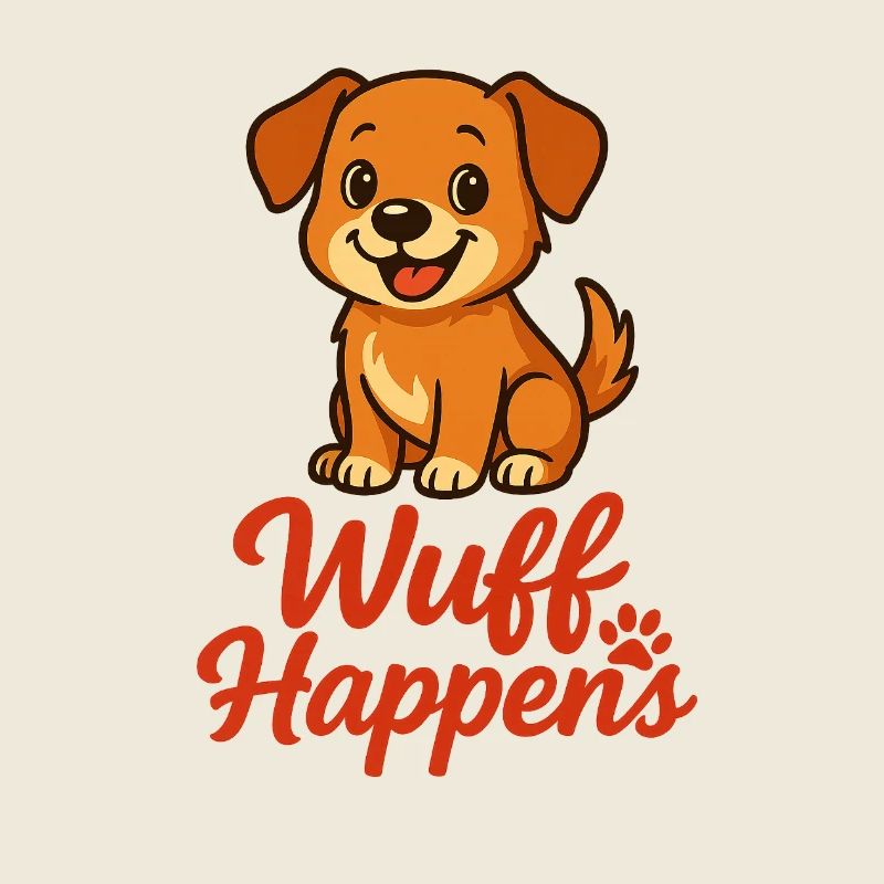Wuff Happens...mega cutes Hundedesign