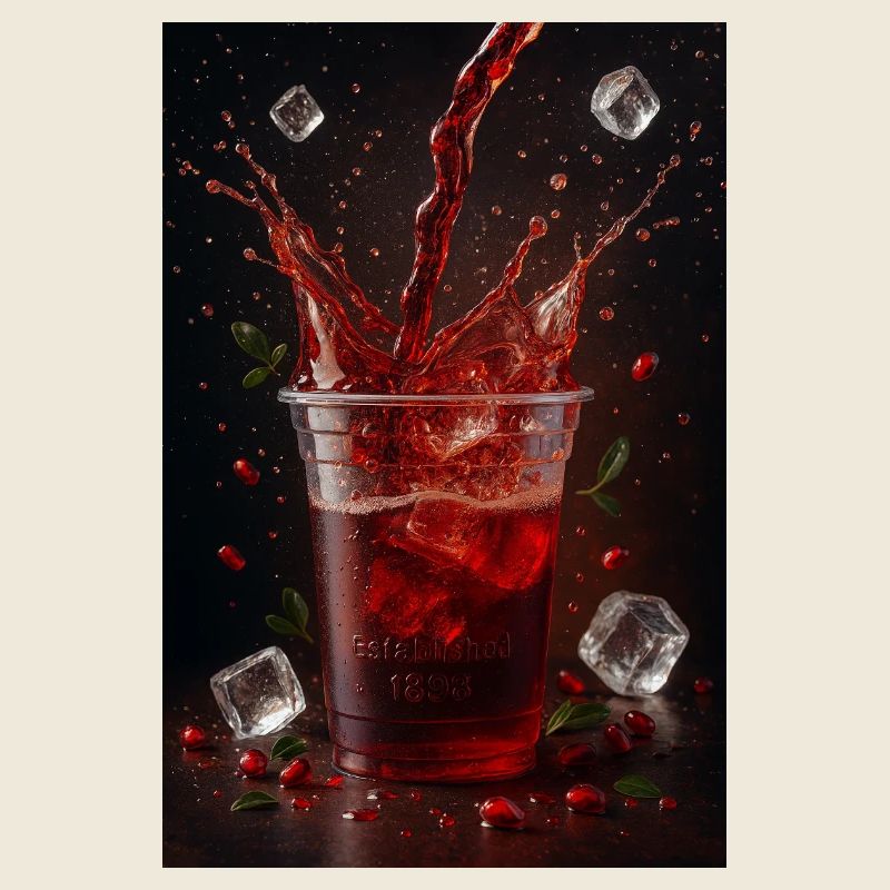 Shot d’énergie aux baies et glaçons