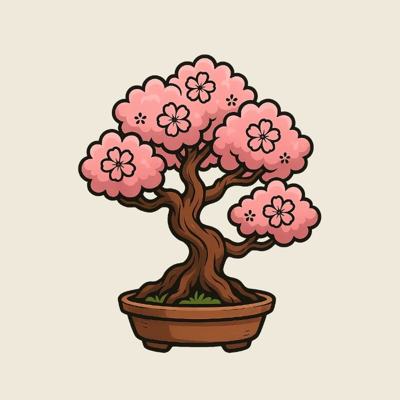 Kirchblüten Bonsai Baum