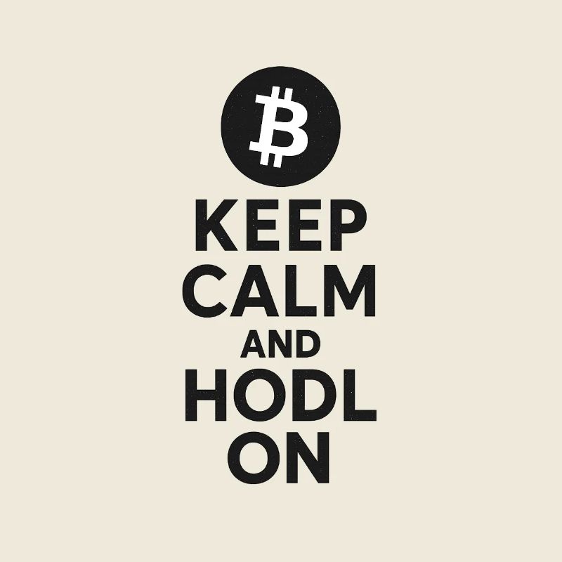 Crypto HODL Inspirational Design