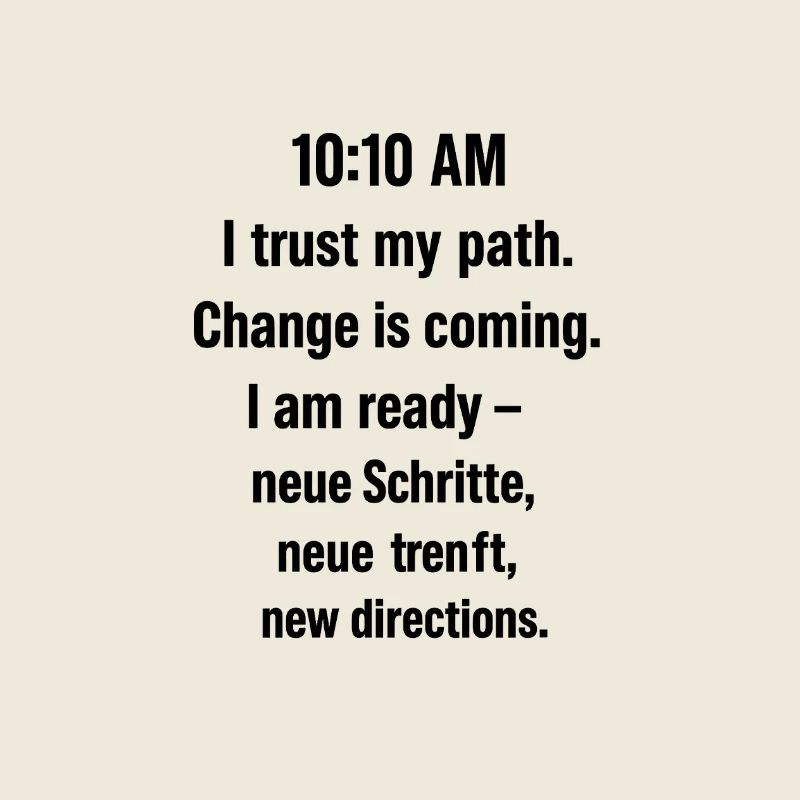 10:10 – Trust the Path