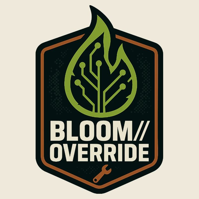 Bloom // Override – Solarpunk Emblem