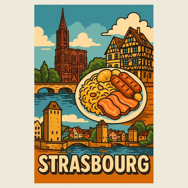 Délices à Strasbourg Choucroute