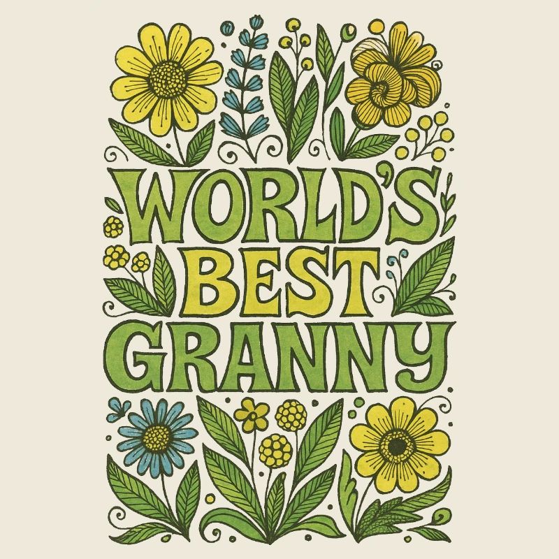 World's Best Granny Floral Tribute