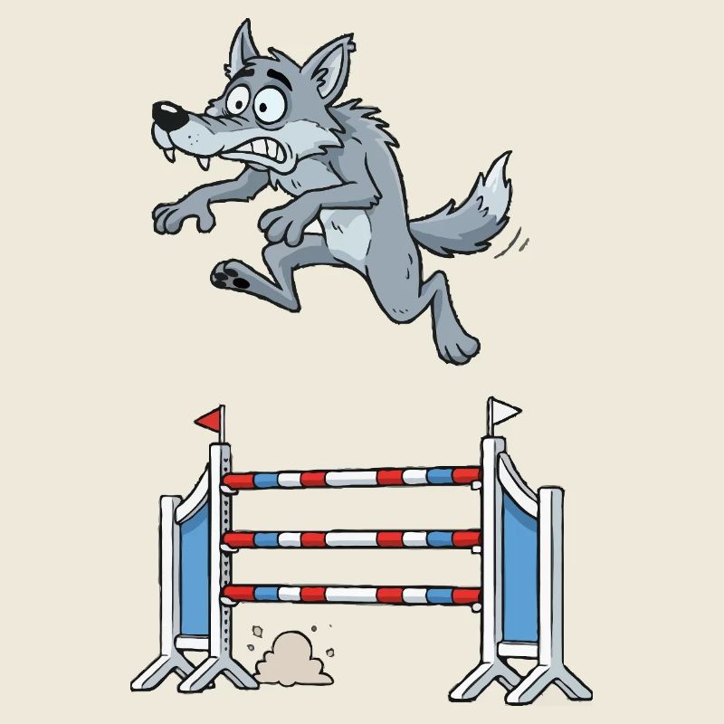 Wolf jumping champion