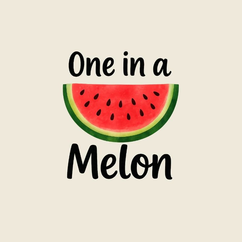 Watermelon design with humor