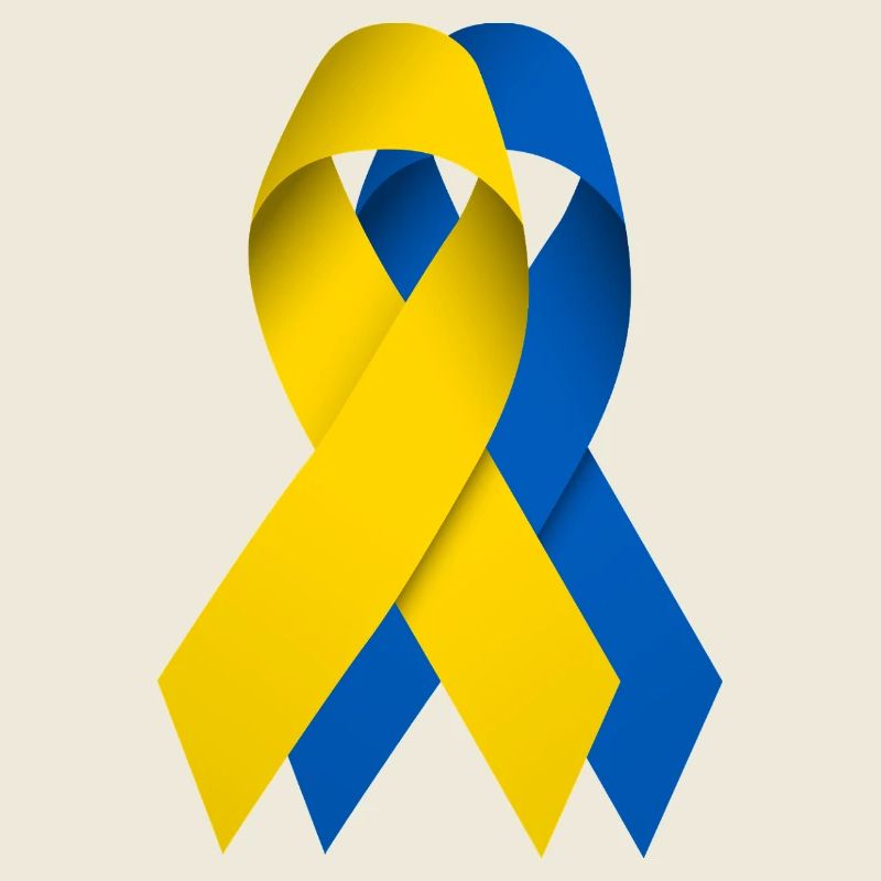 Deux rubans pour l'Ukraine