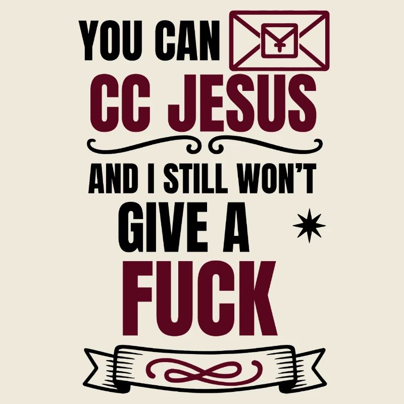 Dicton effronté Design - No F*** Given