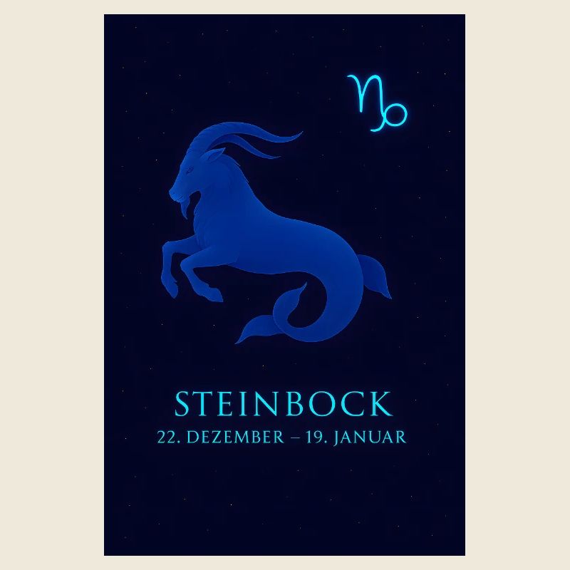 Capricorn Zodiac Sign December 22nd – January 19th Design