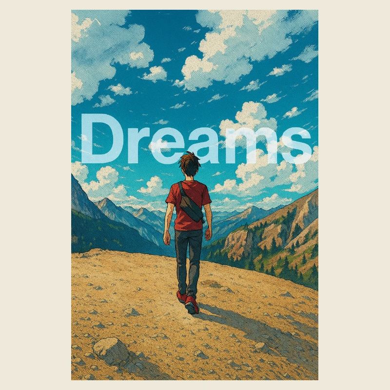 Dreamer in the mountains