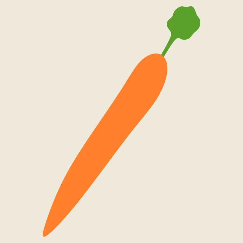 Vibrant Carrot Illustration for Food Lovers
