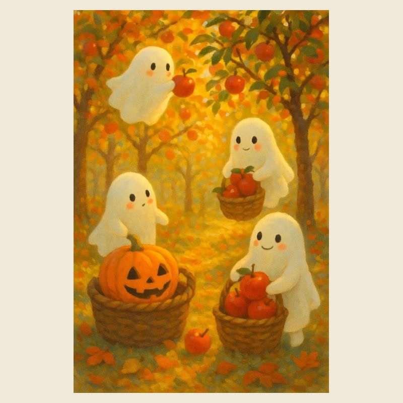 Récolte de fantômes d’Halloween